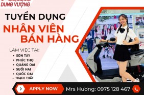TUYỂN DỤNG NHÂN VIÊN BÁN HÀNG XE MÁY